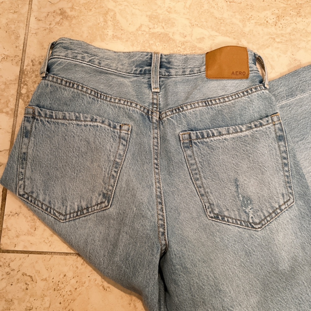 Aeropostale High Rise Super Wide Leg Jeans - Picture 4 of 4